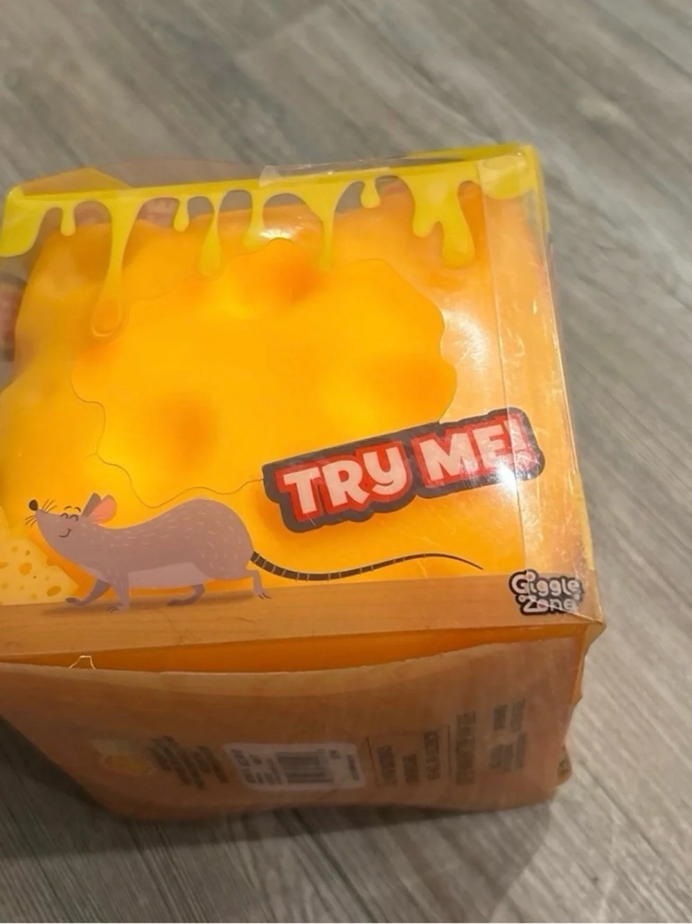 Squeeze cheese sensory